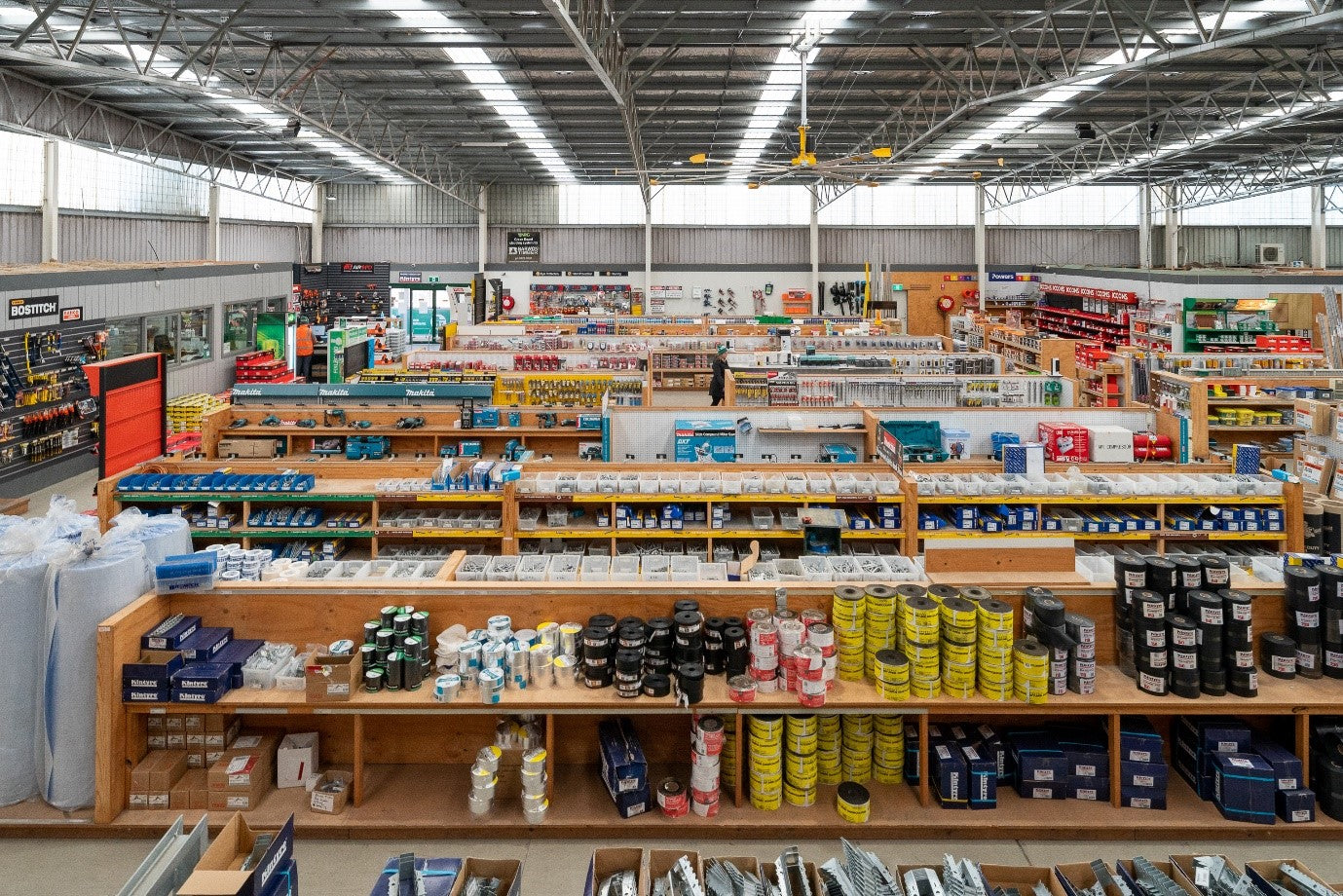 Barwon Timber Hardware shelving